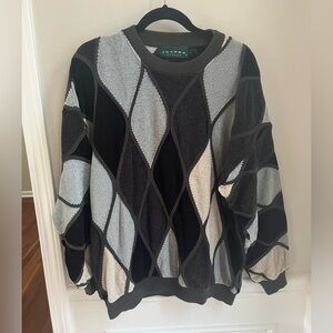 Vintage tundra Canada coogi style textured sweater